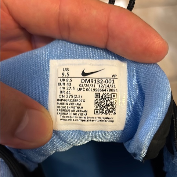 Nike Air Penny 2 black basketball AShoes size 9.5 DM 9132-001 2021 new no tags - Picture 5 of 7